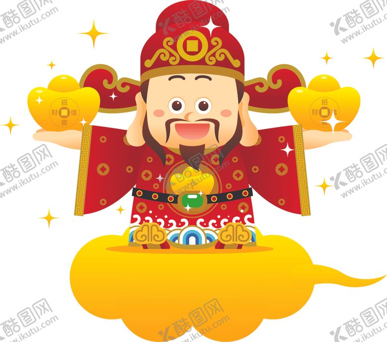 编号：97498306240909259189【酷图网】源文件下载-财神爷