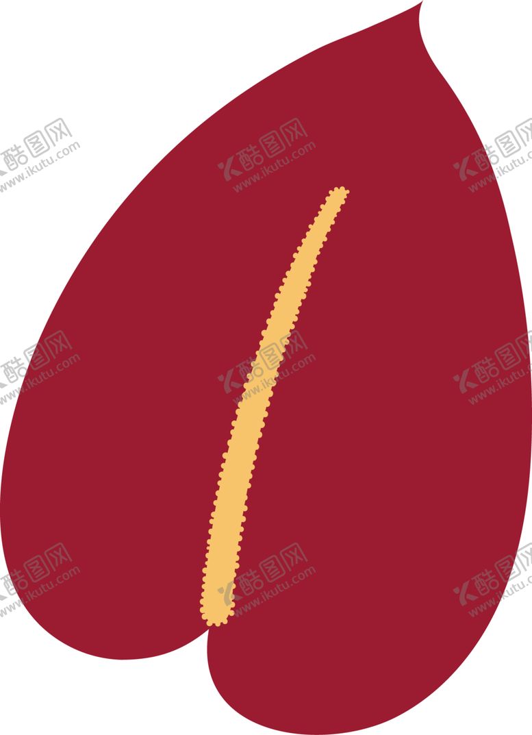 编号：62064307130840455843【酷图网】源文件下载-彩绘植物花枝