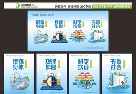 健康生活幸福未来公益广告快乐健身