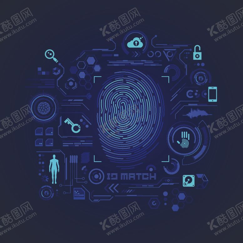 编号：34544510182040478789【酷图网】源文件下载-指纹识别