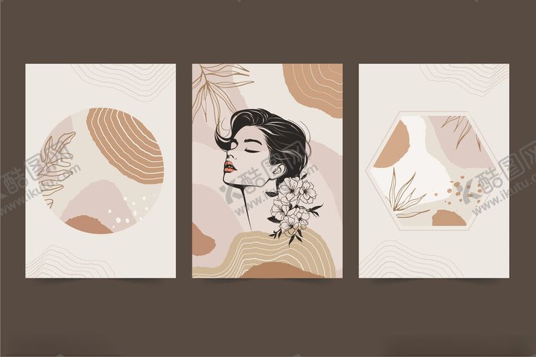 编号：42573610121900027852【酷图网】源文件下载-抽象装饰画