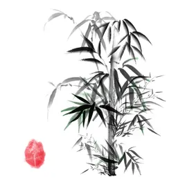 水墨竹子PNG