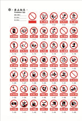 禁止标志矢量图