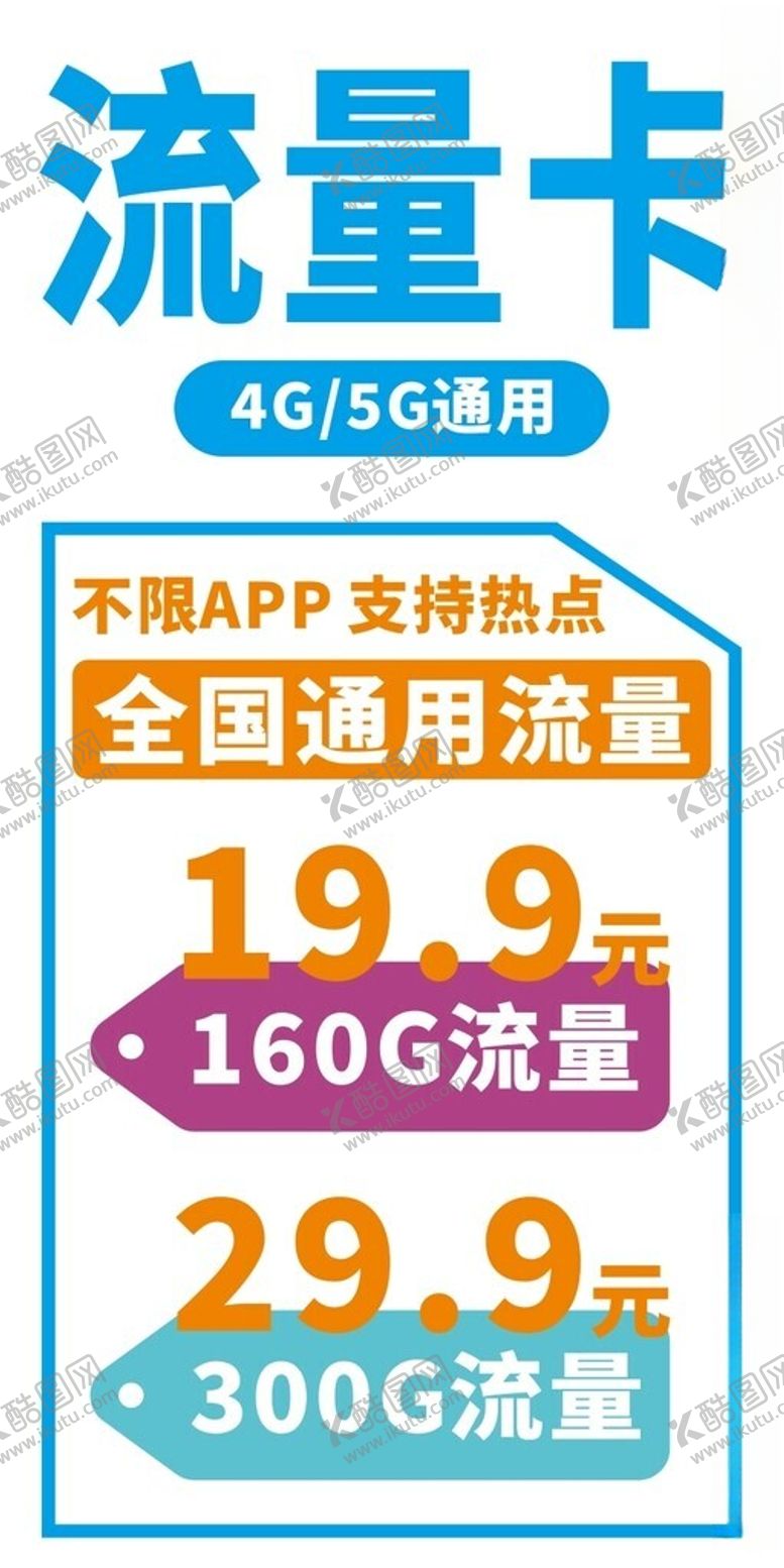 编号：88692701200003498355【酷图网】源文件下载-流量卡