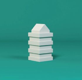摩天大楼楼房玩具模型