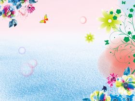 花卉背景墙