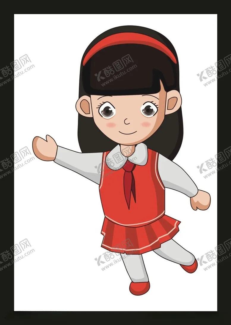 编号：79404302180428384351【酷图网】源文件下载-手绘儿童女孩