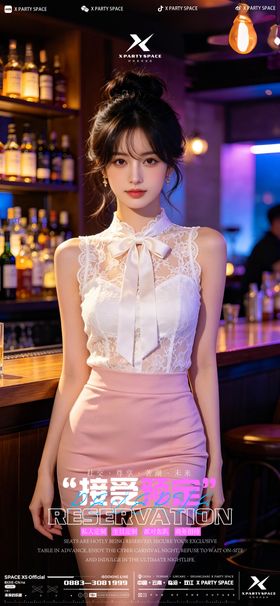 酒吧预定人物海报