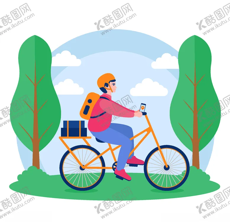 编号：95848506151023512693【酷图网】源文件下载-骑自行车