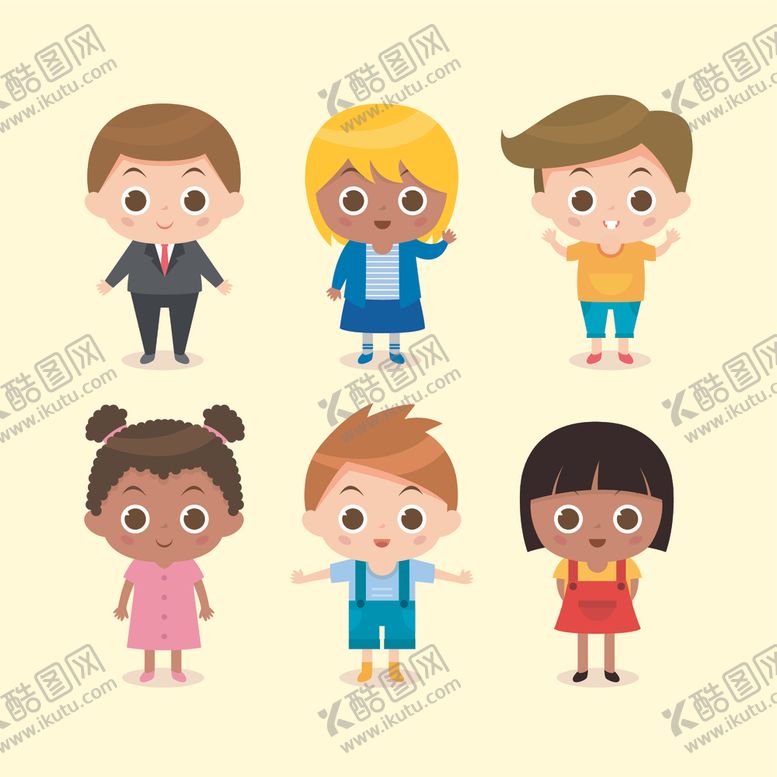 编号：30369109221642185774【酷图网】源文件下载-矢量人物素材