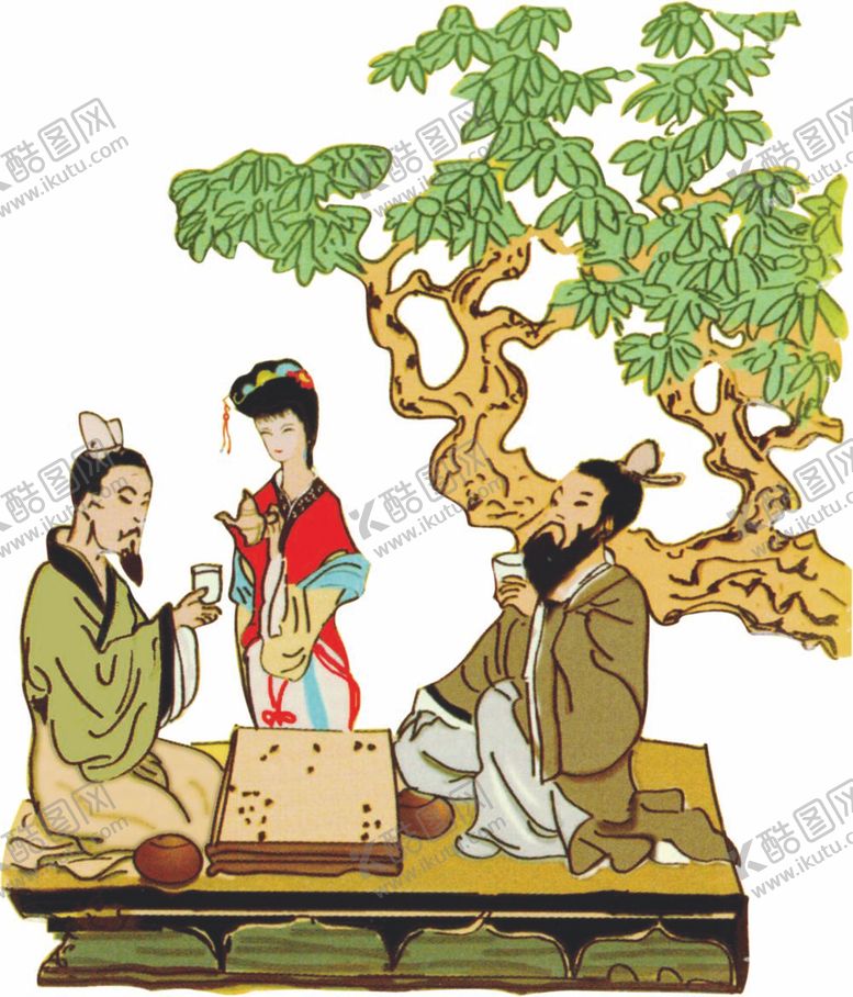 编号：23187509232048596827【酷图网】源文件下载-品酒下棋