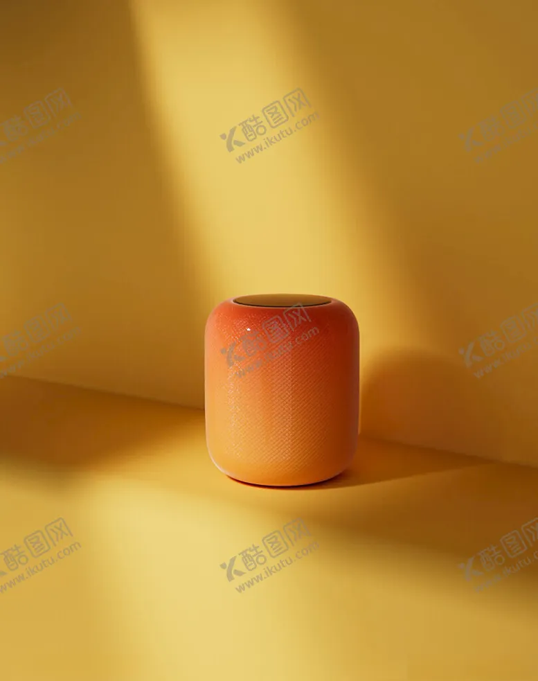 编号：98124801170228544267【酷图网】源文件下载-橙色蓝牙音箱场景搭建