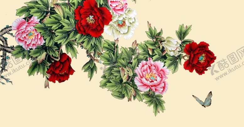 编号：27992010282057436428【酷图网】源文件下载-牡丹花
