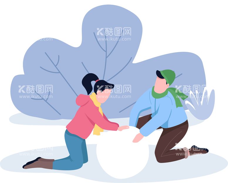 编号：81026409212348128640【酷图网】源文件下载-玩雪