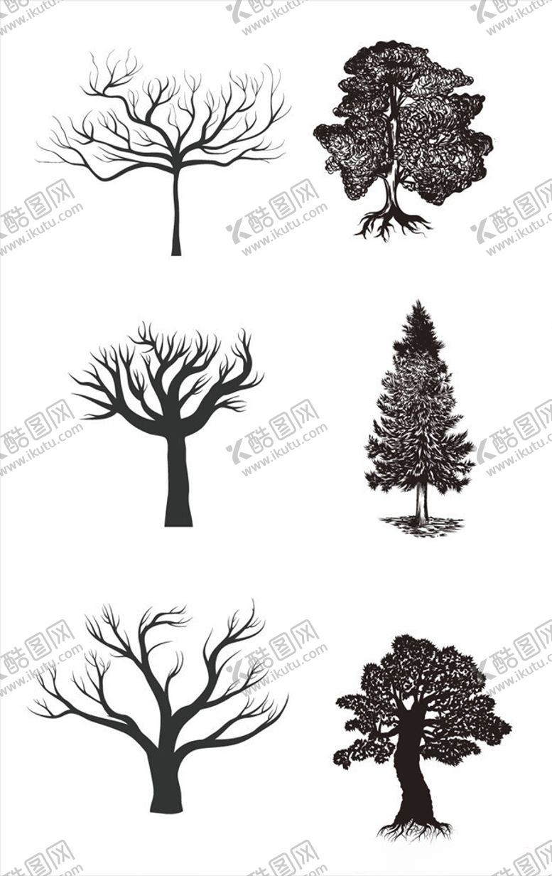 编号：65842410081630159603【酷图网】源文件下载-卡通树