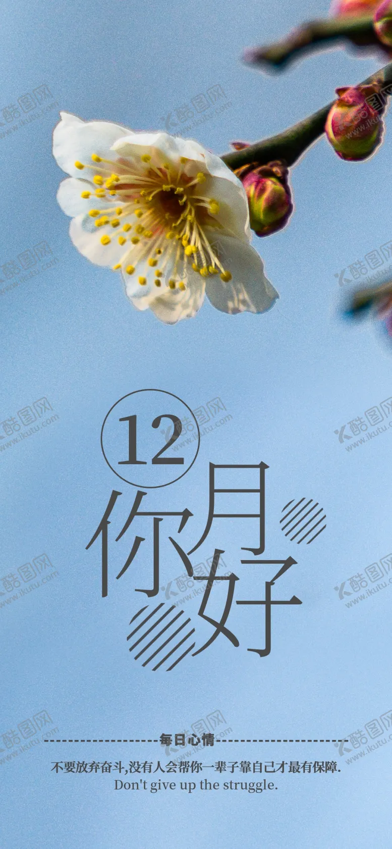 编号：56601805030010396560【酷图网】源文件下载-你好12月