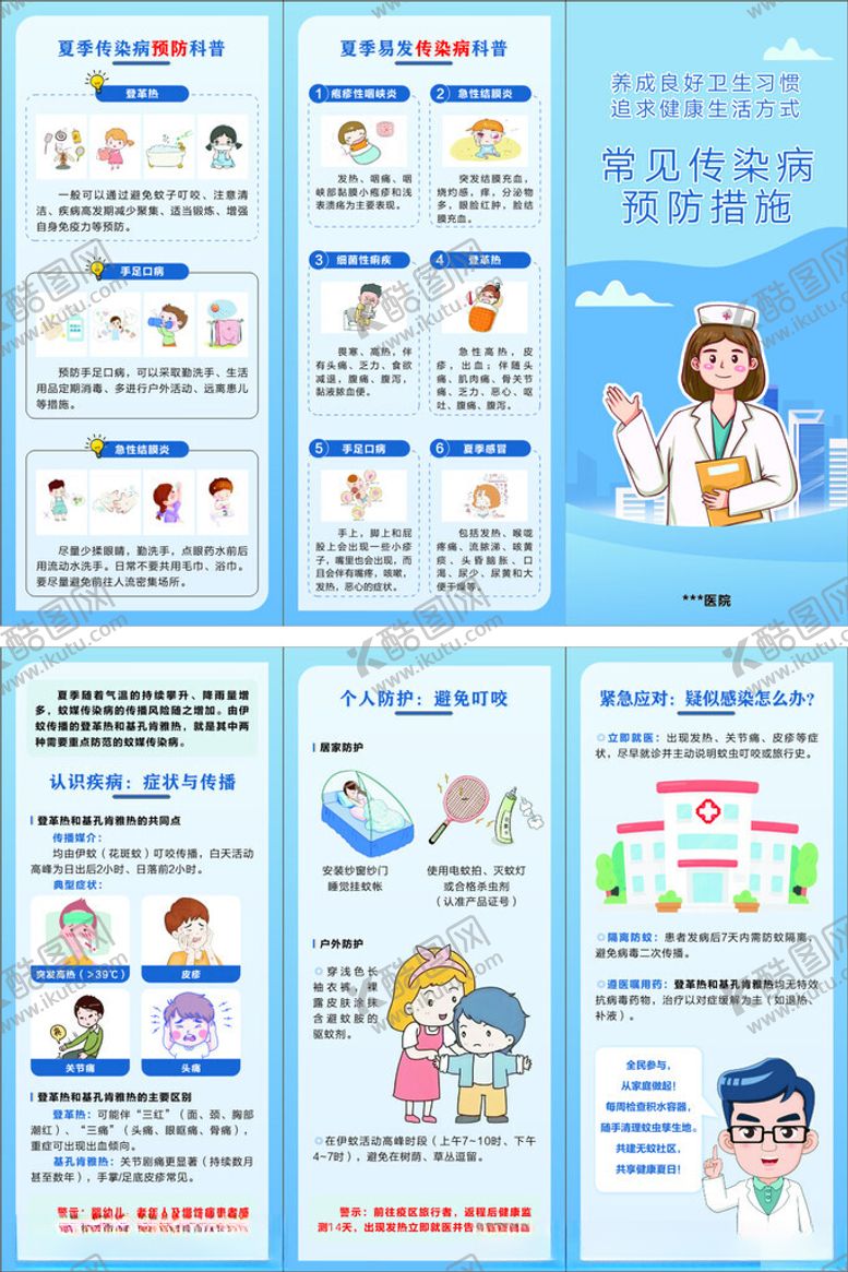 编号：45505311211926026089【酷图网】源文件下载-儿童健康知识科普海报集