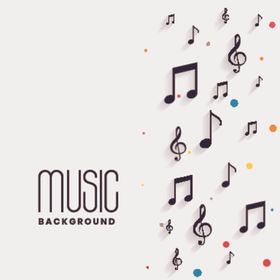 MUSIC线描音乐元素适量