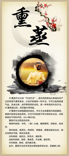 熏蒸展架