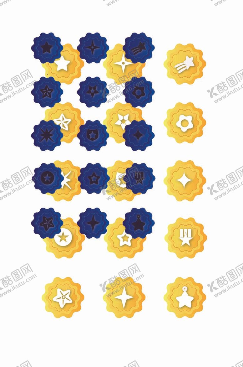 编号：11264912011557278062【酷图网】源文件下载-五角星图案
