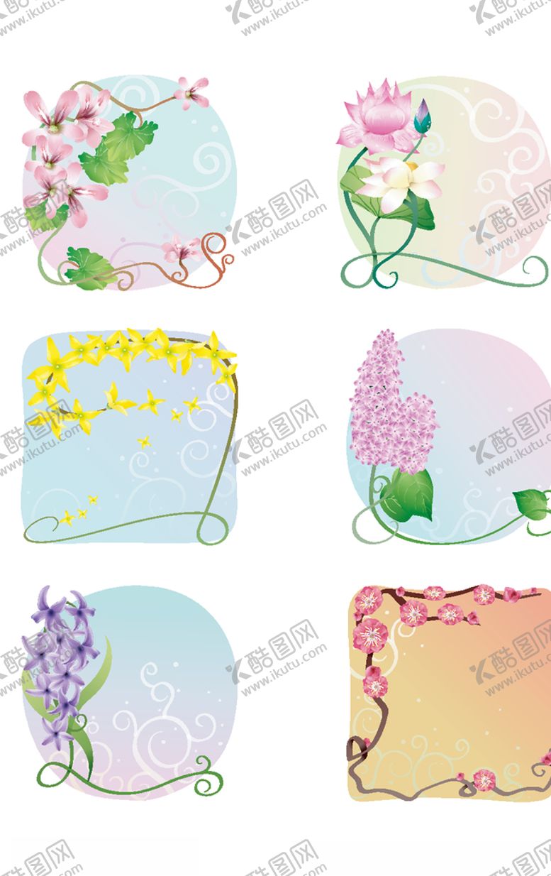 编号：21703906271118586715【酷图网】源文件下载-水彩花卉手绘花卉