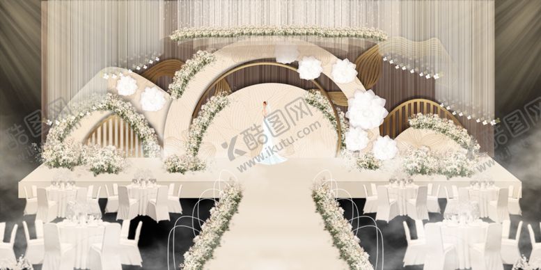 编号：43994910010225534231【酷图网】源文件下载-香槟色婚礼背景设计背景