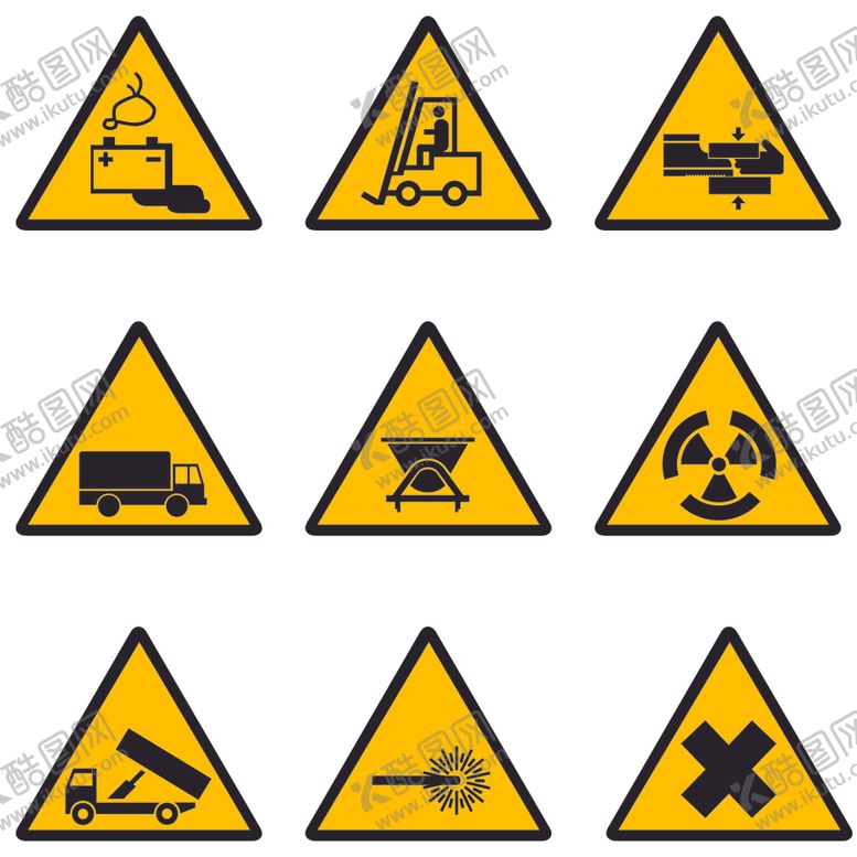编号：43943309112004181850【酷图网】源文件下载-警告标志