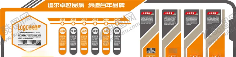 编号：84296206261350259663【酷图网】源文件下载-企业发展历程文化墙