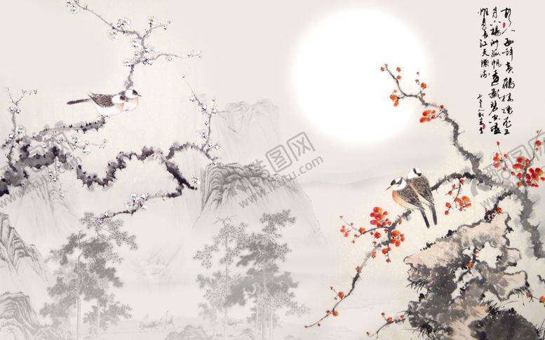 编号：51299609170832279095【酷图网】源文件下载-装饰画背景墙