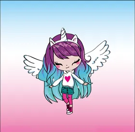 卡通女孩