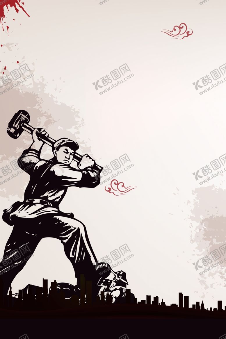 编号：87915601132022528841【酷图网】源文件下载-五一背景