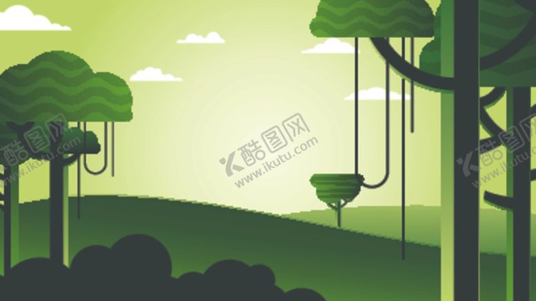 编号：20296105100231119489【酷图网】源文件下载-森林插画