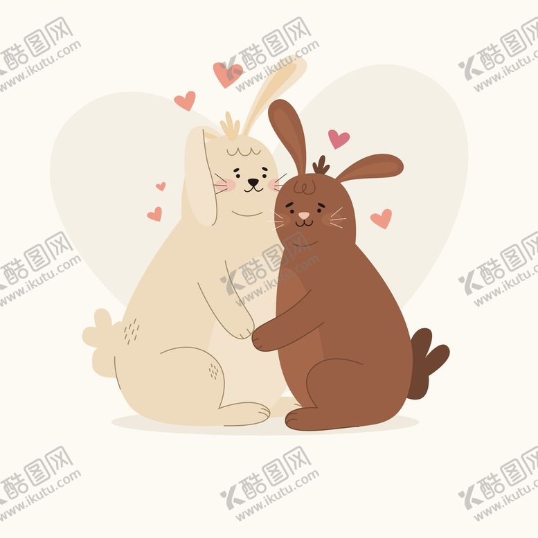 编号：57649701261808034416【酷图网】源文件下载-动物情侣 