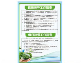 学校值周领导教师工作职责
