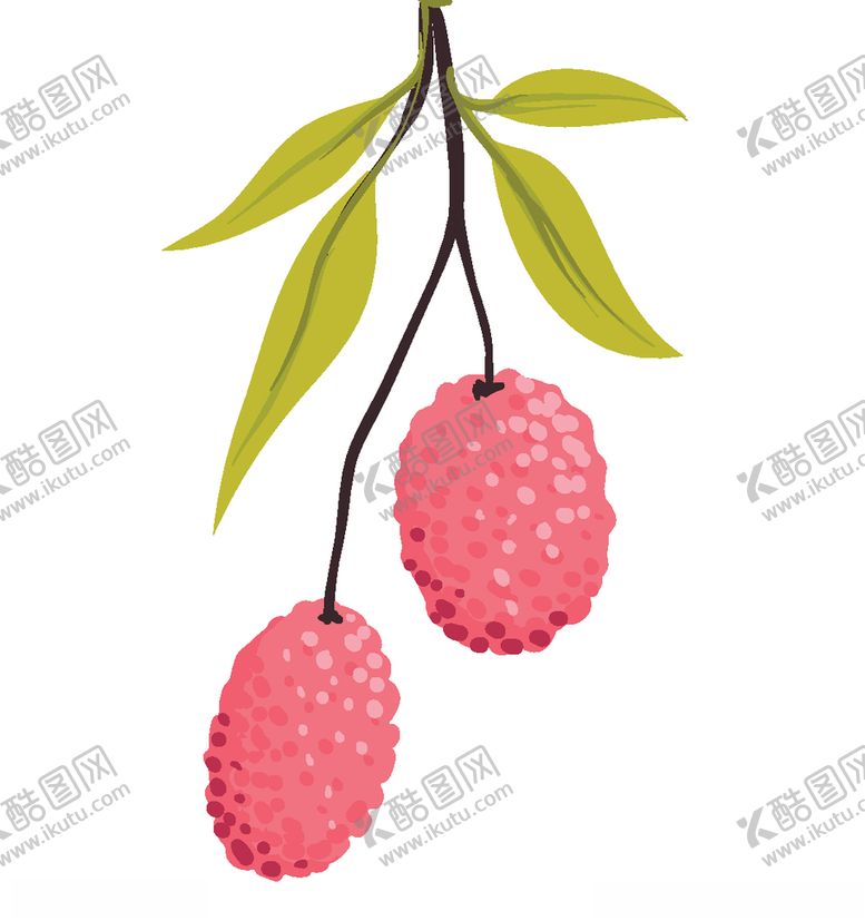 编号：71872110172038568110【酷图网】源文件下载-手绘荔枝