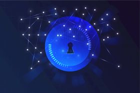 科技感背景电路未来霓虹矢量图