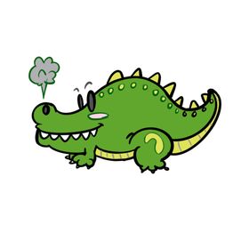 鳄鱼插画
