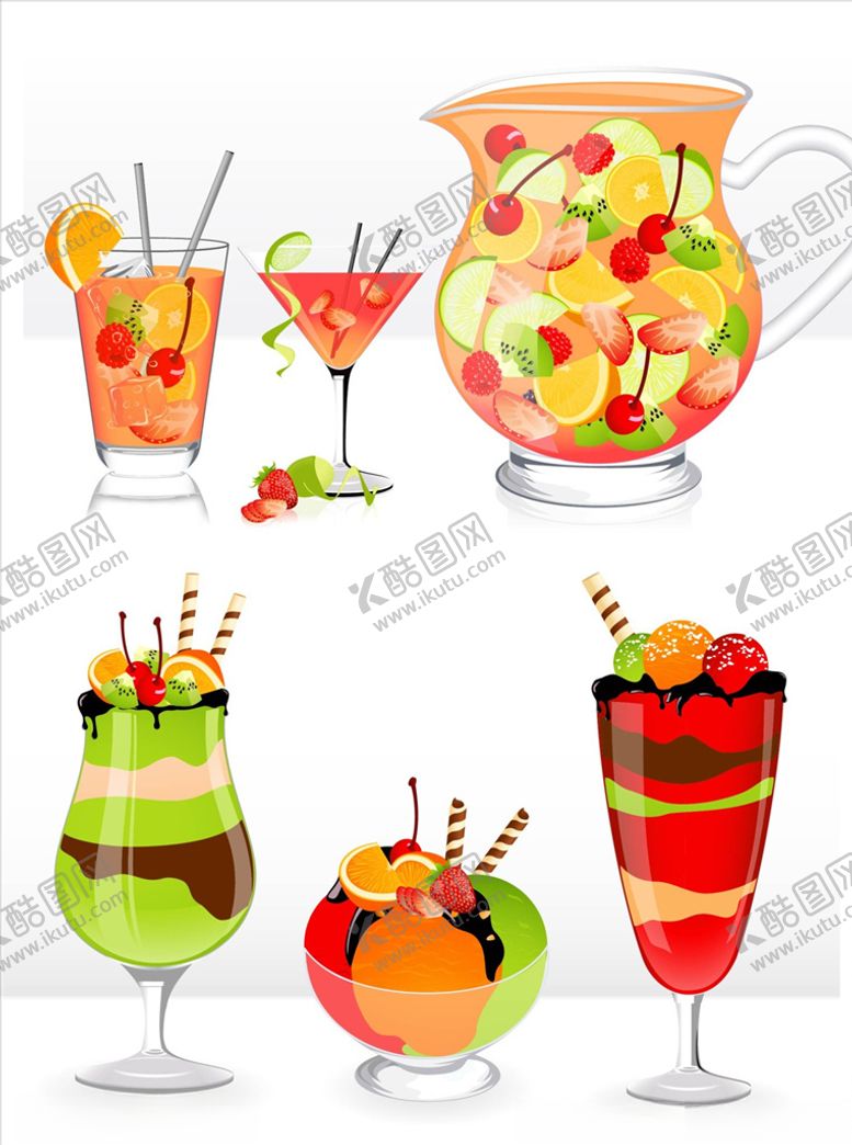 编号：70564609161540072925【酷图网】源文件下载-矢量饮料果汁
