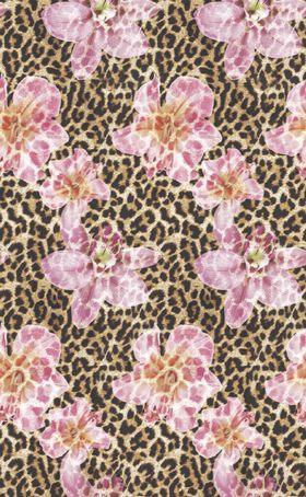 粉色花卉图案背景纹理