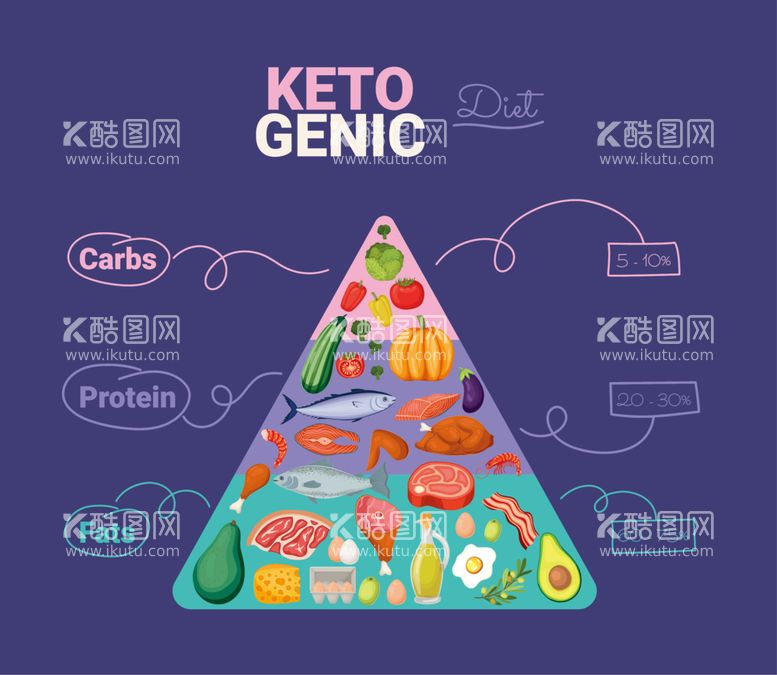 编号：50957812102209493215【酷图网】源文件下载-生酮饮食结构