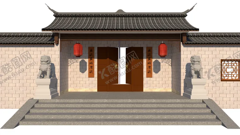 编号：30587301281209188082【酷图网】源文件下载-新中式门楼