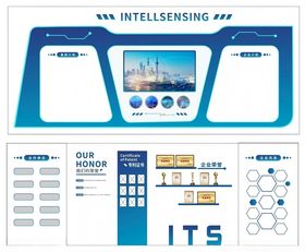 智能交通系统展示界面文化墙