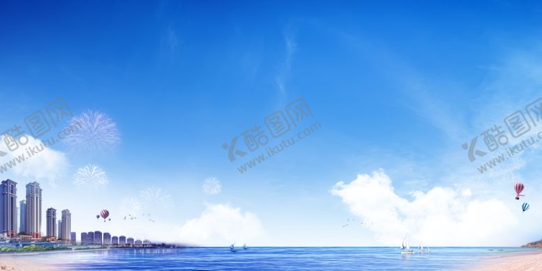 编号：30213804280358301041【酷图网】源文件下载-地产海景合成