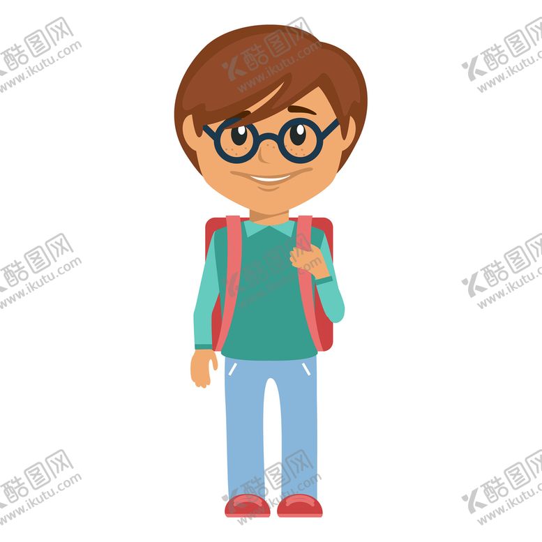 编号：93657110022132324573【酷图网】源文件下载-卡通小朋友形象