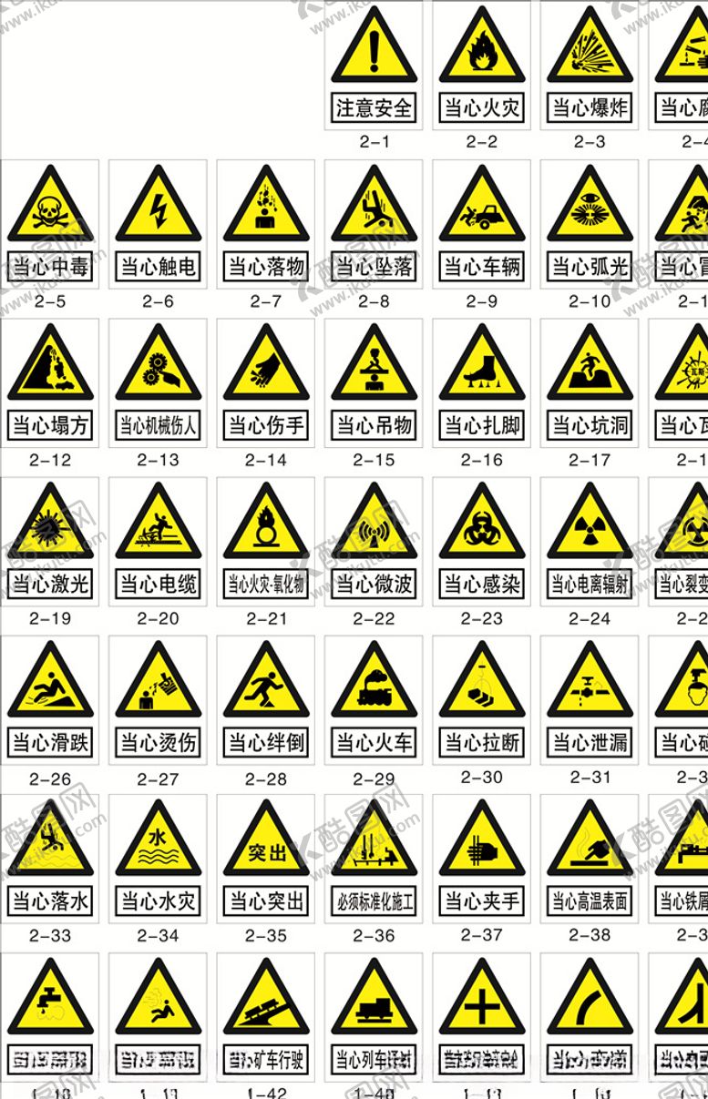 编号：49944507080400275944【酷图网】源文件下载-安全警示牌