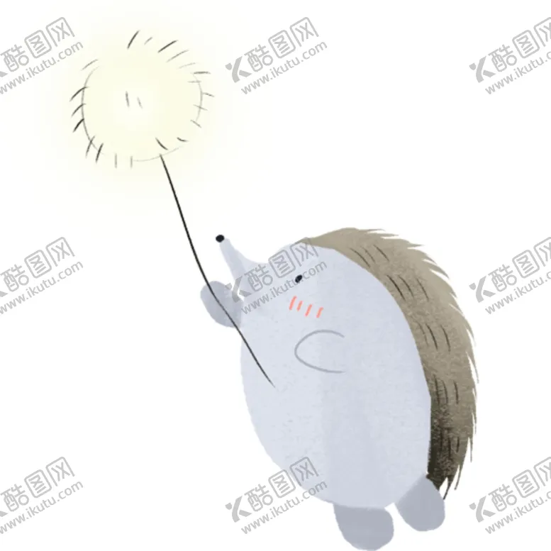 编号：16750904280343261815【酷图网】源文件下载-卡通刺猬插画