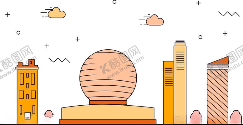 编号：66773002231222511613【酷图网】源文件下载-大连地标插画