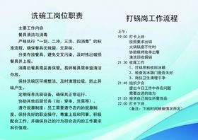 工作岗位职责