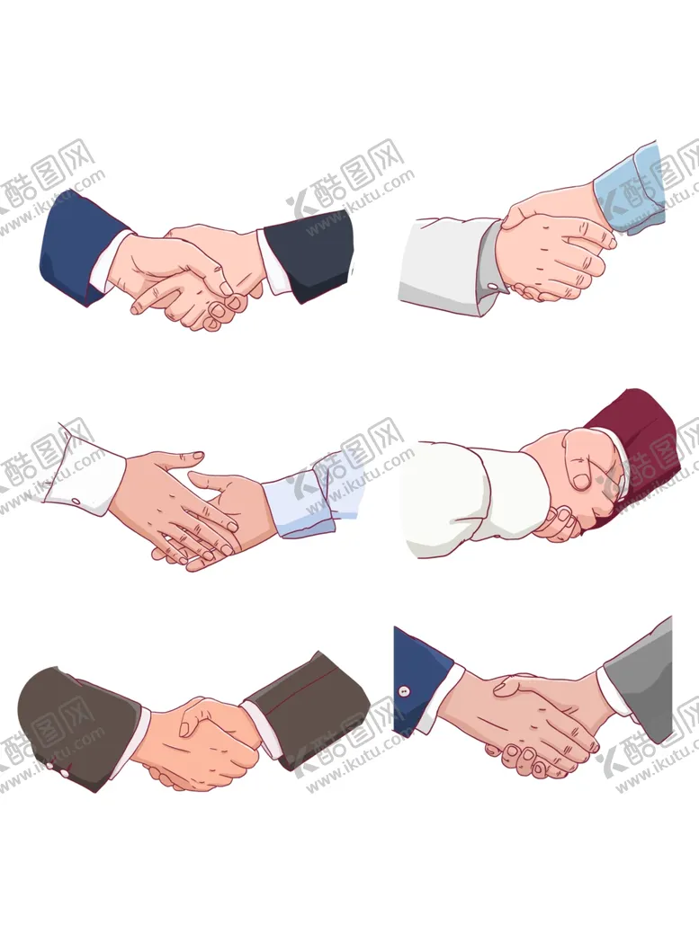 编号：61688604010622205107【酷图网】源文件下载-握手素材