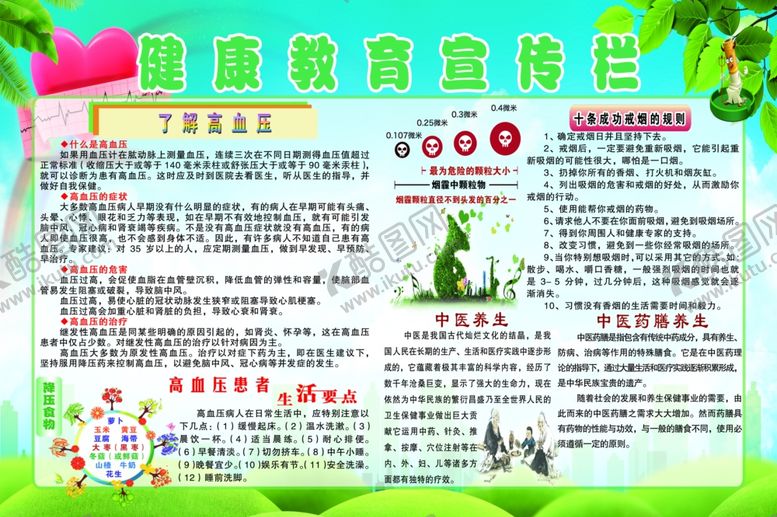 编号：10536309191151521993【酷图网】源文件下载-健康教育宣传栏